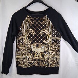 Forever 21 Black Sweatshirt Size Small